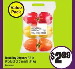 Chalo FreshCo Best Buy Peppers 2.5 lb Product of Canada 1.14 kg offer