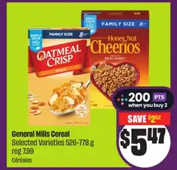 Chalo FreshCo General Mills Cereal Selected Varieties 526-778 g offer