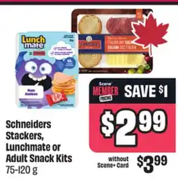 Chalo FreshCo Schneiders Stackers, Lunchmate or Adult Snack Kits 75-120 g offer