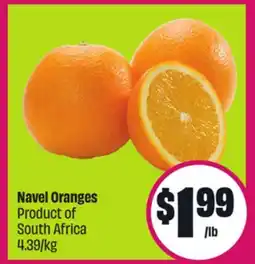 Chalo FreshCo Navel Oranges South Africa 4.39/kg Product of South Africa offer