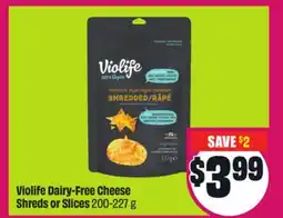 Chalo FreshCo Violife Dairy-Free Cheese Shreds or Slices 200-227 g offer