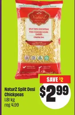 Chalo FreshCo NaturZ Split Desi Chickpeas 1.81 kg offer