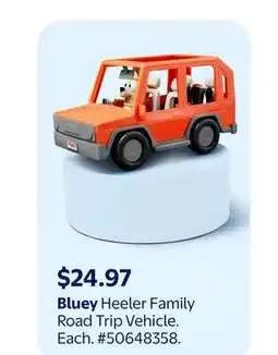 Walmart Bluey Heeler Family Road Trip Vehicle offer