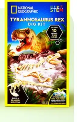 Walmart National Geographic T-Rex Dino Fossil Dig Kit offer