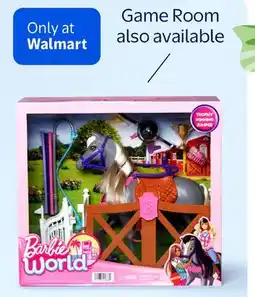 Walmart Barbie World Horse Stable or Paw Spa Playset offer
