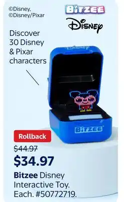 Walmart Bitzee Disney Interactive Toy offer