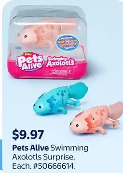 Walmart Pets Alive Swimming Axolotls Surprise offer