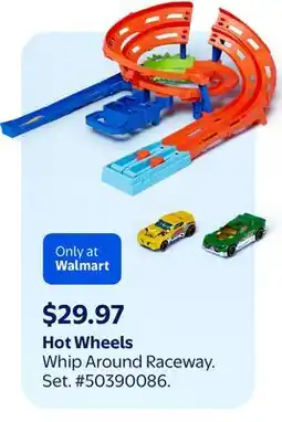 Walmart Hot Wheels Whip Around Raceway offer