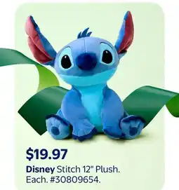 Walmart Disney Stitch 12 Plush offer