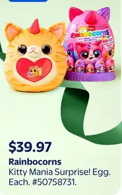 Walmart Rainbocorns Kitty Mania Surprise! Egg offer