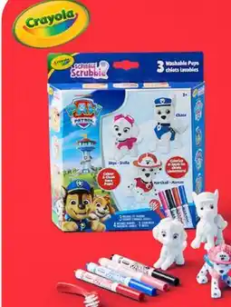 Walmart Crayola 3-Count Paw Patrol offer