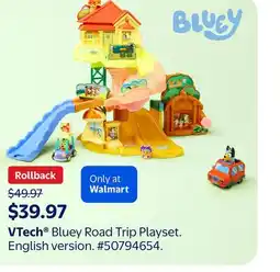 Walmart VTech Bluey Road Trip Playset offer