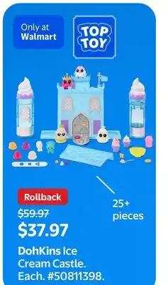 Walmart DohKins Ice Cream Castle offer