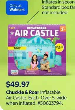 Walmart Chuckle & Roar Inflatable Air Castle offer