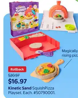 Walmart Kinetic Sand SquishPizza Playset offer