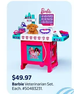 Walmart Barbie Veterinarian Set offer