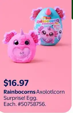 Walmart Rainbocorns Axolotlcorn Surprise! Egg offer