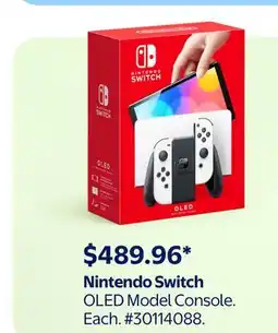 Walmart Nintendo Switch OLED Model Console offer