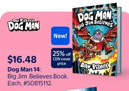 Walmart Dog Man 14: Big Jim Believes Book offer