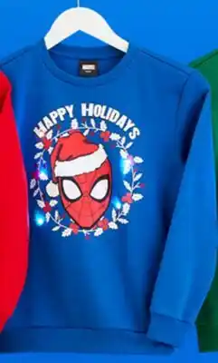 Walmart Kids' Licensed Light-Up Crew-Neck Sweater offer
