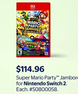 Walmart Super Mario Party Jamboree for Nintendo Switch 2 offer