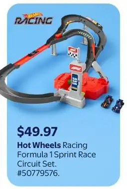 Walmart Hot Wheels Racing Formula 1 Sprint Race Circuit Set offer