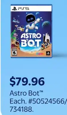 Walmart Astro Bot offer