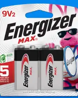 Walmart Energizer MAX 9V Batteries offer
