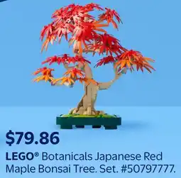 Walmart LEGO Botanicals Japanese Red Maple Bonsai Tree Set offer