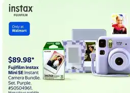 Walmart Fujifilm Instax Mini SE Instant Camera Bundle offer
