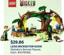 Walmart LEGO WICKED FOR GOOD Elphaba's Retreat Playset offer