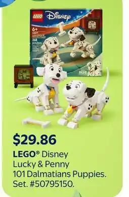 Walmart LEGO Disney Lucky & Penny 101 Dalmatians Puppies offer