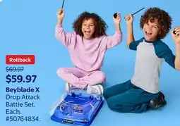 Walmart Beyblade X Drop Attack Battle Set offer