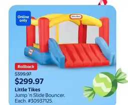 Walmart Little Tikes Jump n' Slide Bouncer offer