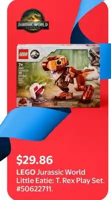 Walmart LEGO Jurassic World Little Eatie: T. Rex Play Set offer