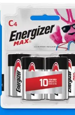 Walmart Energizer MAX C4 offer