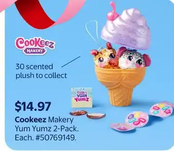 Walmart Cookeez Makery Yum Yumz 2-pack offer