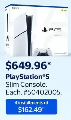 Walmart PlayStation 5 Slim Console offer