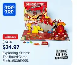 Walmart Exploding Kittens: The Board Game offer