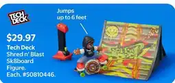 Walmart Tech Deck Shred n' Blast Sk8board Figure offer