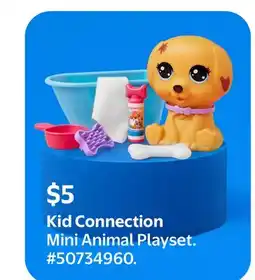 Walmart Kid Connection Mini Animal Playset offer