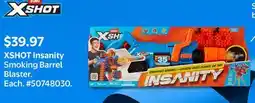 Walmart XSHOT Insanity Smoking Barrel Blaster offer