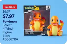 Walmart Pokémon Select 4 Vinyl Figure offer