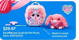 Walmart ScruffaLuvs Surprise Pet Plush offer