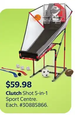 Walmart Clutch Shot 5-in-1 Sport Centre offer