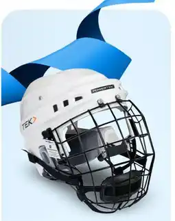 Walmart Powertek Hockey Helmet With Cage offer