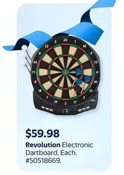 Walmart Revolution Electronic Dartboard offer