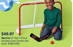 Walmart Warrior 31 Net 5-Piece Hockey Goal Combo Set offer
