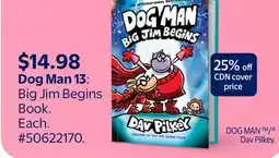 Walmart Dog Man 13: Big Jim Begins Book offer