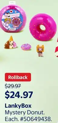 Walmart LankyBox Mystery Donut offer